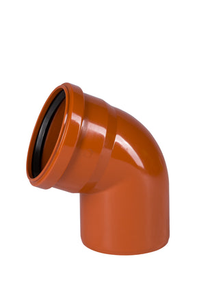 Alva Pvc Kanal-Bogen Kgb DN 100/da 110mm 67 Grad - FKB10067