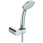 Alva Varia Wannenset, HB 1-fach Wandhalter, Brauseschl. 160cm, Chrom - AQARVAWS1.4