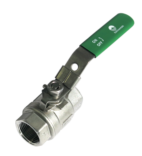 ALVA Edelstahlkugelh. M3 2tlg IG 1/2" PN63 voller DG 1.4408 sperrbarer Hebel - ARTEKH2M3-15
