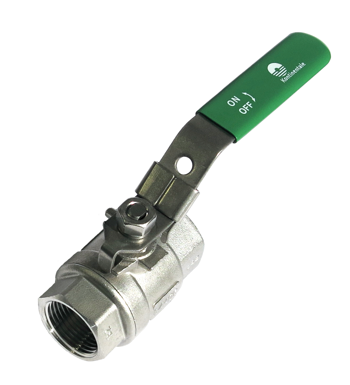 ALVA Edelstahlkugelh. M3 2tlg IG 1" PN63 voller DG 1.4408 sperrbarer Hebel - ARTEKH2M3-25