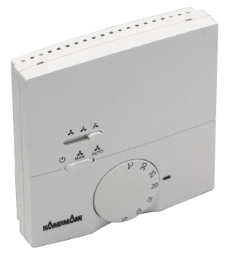 Alva Raumthermostat 5-30 Grad C, IP30 AP, 230 V/ 0-10 VDC, ohne Uhr - AL30155