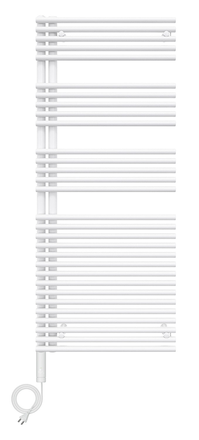 Alva Bela 2.0 Badheizkörper rein elektr. 400W, 116,1x50cm, rechts offen, Weiß - AQBHBE120.50ER