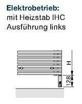 Alva Bela 2.0 Badheizkörper rein elektr. 900W, 144,1x60cm, rechts offen, Weiß - AQBHBE150.60ER