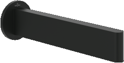 VILLEROY&BOCH V&B Passion Koll. 2 Wandarmatur 60x60x220mm für Wandm. Matt Black  – BPPAARVK2WA1S