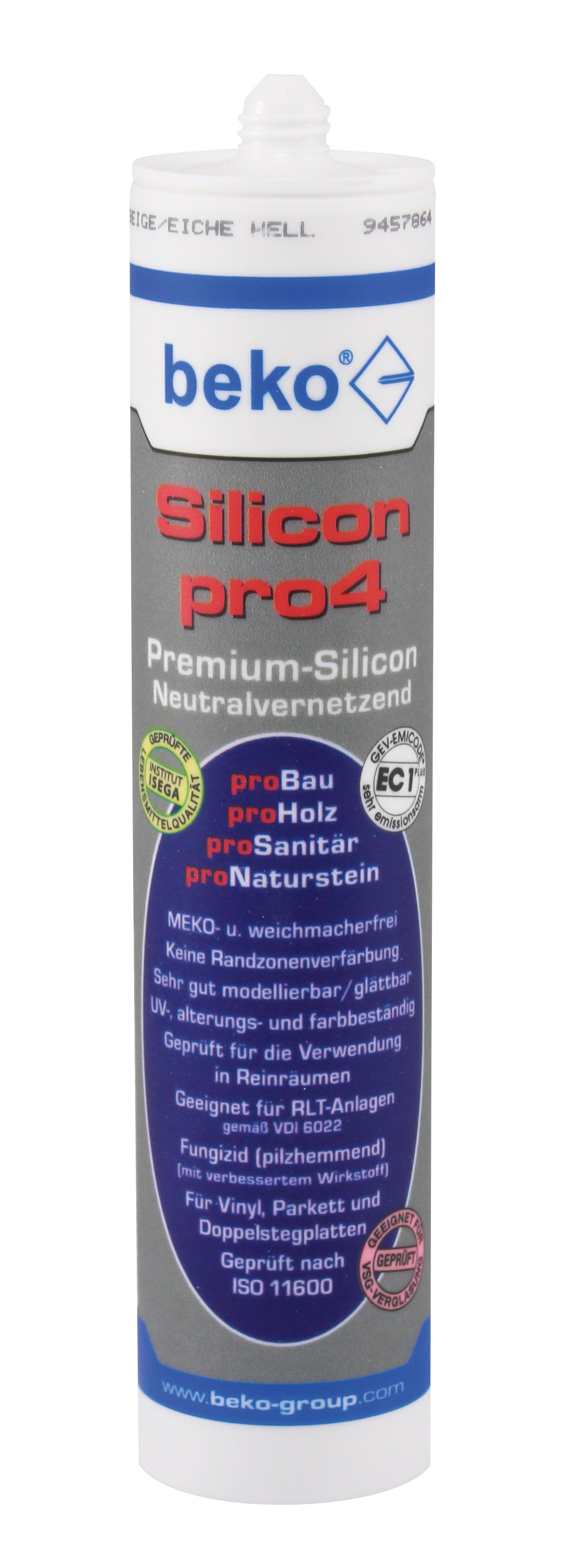 Alva Premium-Silikon transparent, 310 ml - ACSILIKATB