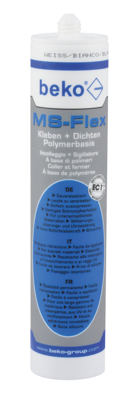 Alva MS-Flex Kleben+Dichten 300 ml, stark haftend klebt Spiegel Fliesen usw. - ACUKB