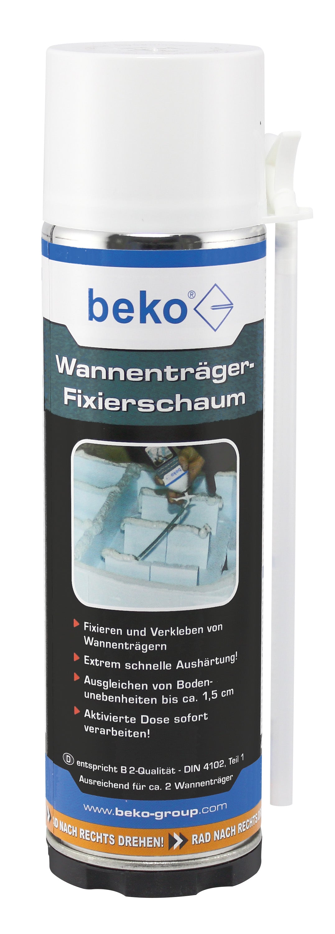 Alva Wannenträger-Fixierschaum, 400 ml - ACWSCHAUMB