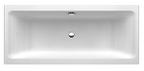 Alva Idea Acryl Wanne Duo 190x90cm, Weiß ohne Füße - AQBWIDDUO190