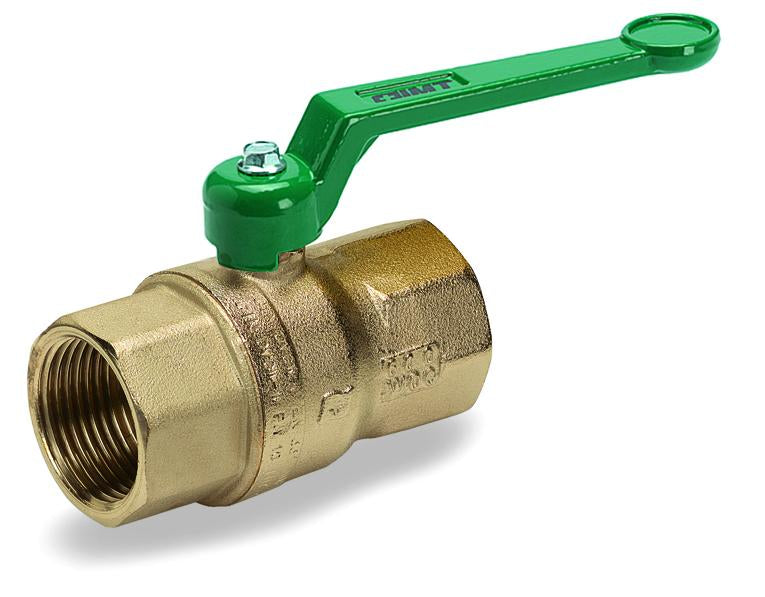 Alva TW-Kugelhahn Ms DN32 5/4" IG m.gruenem Hebelgriff DVGW - ACKHTW5/4