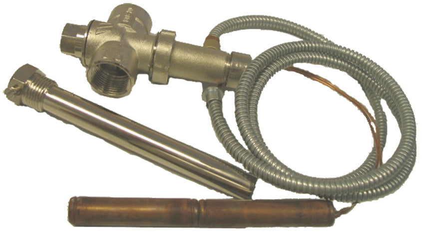 Alva Thermische Ablaufsicherung 3/4", 1,3m Kapilarrohrlänge 95C - ALKTAS
