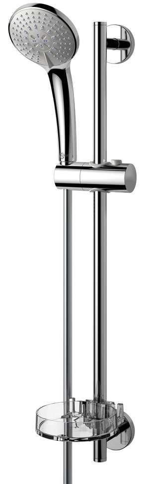 Alva Idea Brausestangenset 60cm Handbrause 3-fach,Brauseschl.175cm,Chrom - AQARIDBS