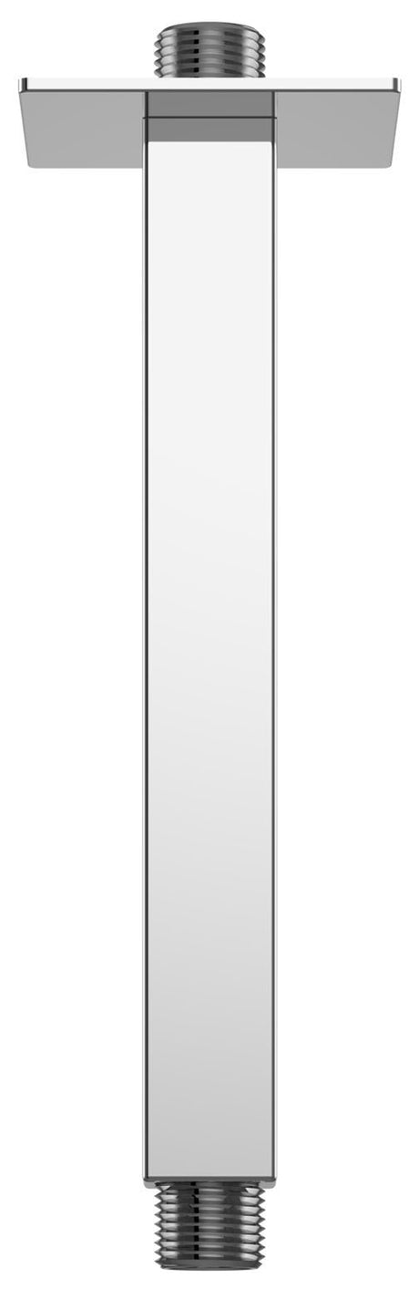 Alva Varia Deckenauslauf 1/2" 20cm, quadratisch, Chrom - AQARVADA20Q
