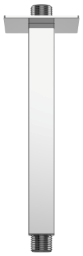 Alva Varia Deckenauslauf 1/2" 20cm, quadratisch, Chrom - AQARVADA20Q