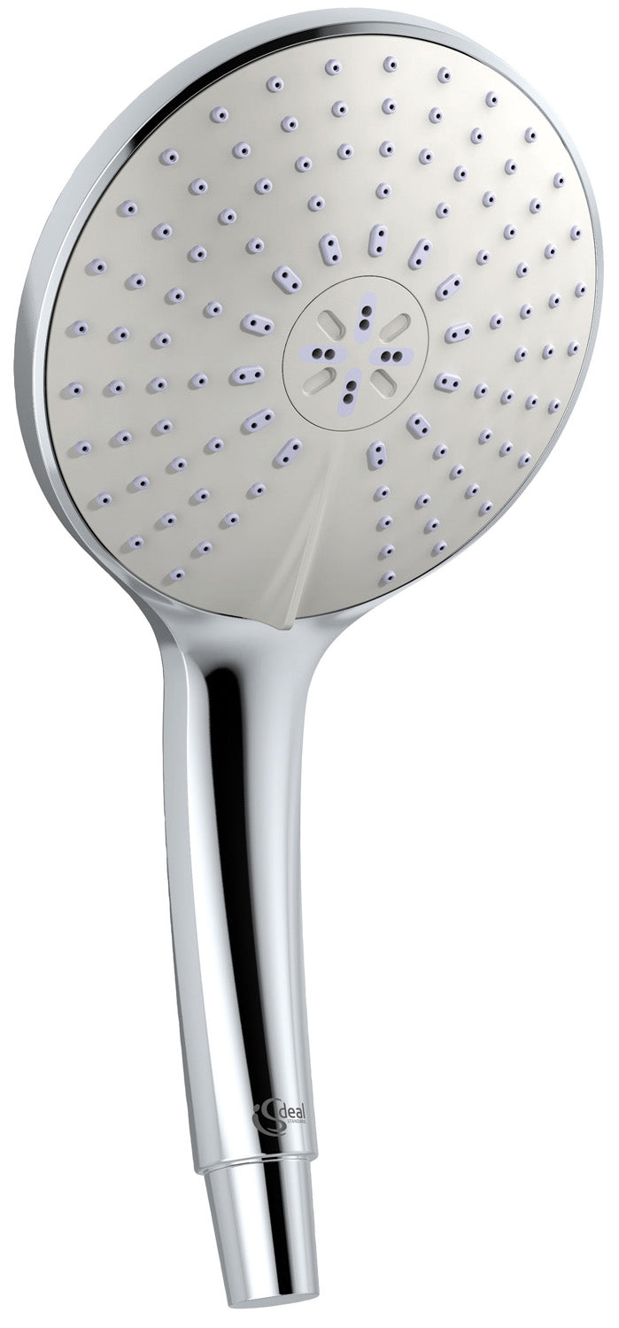 Alva Varia Handbrause Rain 3-fach d 14cm, Chrom - AQARVAHBR3.1