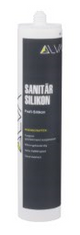 Alva Sanit„rsilikon weiss 310 ml - ACSILIKWB