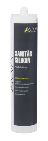 Alva Sanitärsilikon transparent, 310 ml - ACSILIKTPB