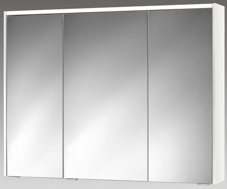 Alva Varia Spiegelschrank 100x74x14,2cm, LED-Lightstrip, Weiß - AQBMVASPS4