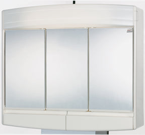 ALVA Varia Spiegelschrank 60x53x18cm, Energiesparlampen, Weiß - AQBMVASPS5