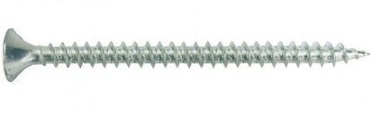 KELLNER&KUNZ Spanplattenschrauben m.Senkkopf Torx verz. 5x60 TX25 (250 Stück)  – 01761560000250