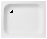 Alva Forta Stahlemail Brausetasse 90x75x14cm, schweres Mod., Weiß oh.Füsse - AQBTFOBT90.75S