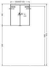 Alva Prima Spiegelschrank, Korpus verspiegelt, 100x69x16cm,LED-Beleuchtung - AQBMPRSPS3