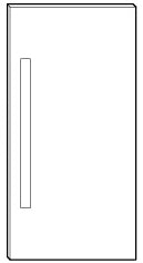 Alva Viva LED-Lichtspiegel reversibel 40x80x2,6cm, ohne Schalter, Chrom-Optik - AQBMVILS8