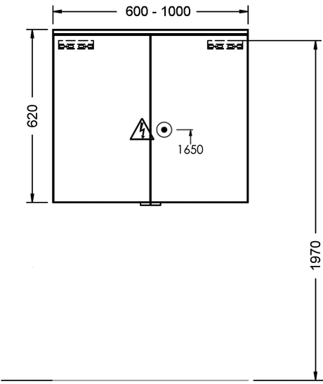 Alva Viva Spiegelschrank, Korpus verspiegelt, 60x62x17cm, LED-Aufsatzleu. - AQBMVISPS1