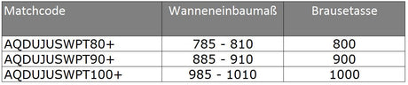 Alva Juna Seitenwand links 88,5-91/200cm, Silber HGL, ESG Clean - AQDUJUSWPT90L