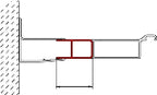 Alva Una Stockverbreiterung Weiß, H=190mm, B=35mm - AQSV35W