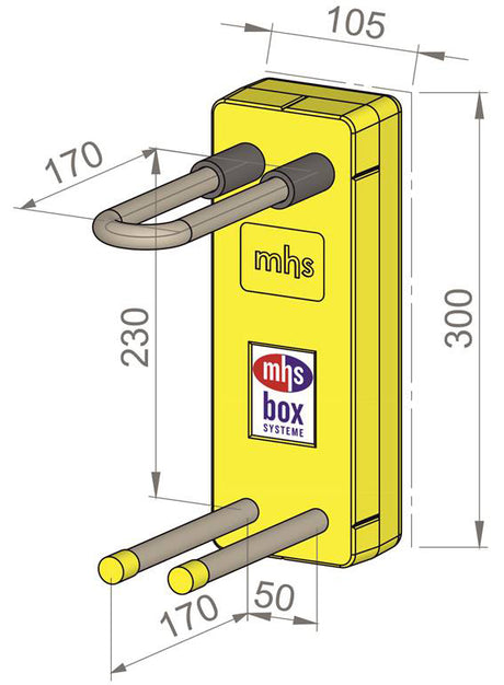 MHS mhs-Ventilheizkörper V-HKS23 Heizung Rohr:Supersan Kupfer  – 00131CU0000000