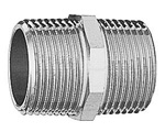 Alva Varia Doppelnippel Rotguss verchromt 3/4" x 1/2" - AQARVAD3/4.1/2