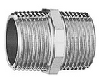 Alva Varia Doppelnippel Rotguss verchromt 1/2" x 3/8" - AQARVAD1/2.3/8