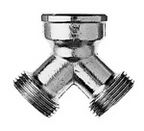 ALVA Varia Y-Abzweigstück 3/4" verchromt