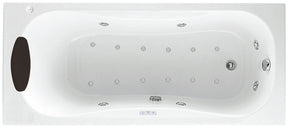 ALVA Spa Whirlwanne Körperform 180x80cm, System Plus, Weiß