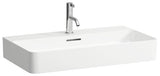 LAUFEN Laufen VAL Aufsatz-Waschtisch 1 HL m. ÜL Unterseite geschliffen 75x42cm weiß  – H8162850001041