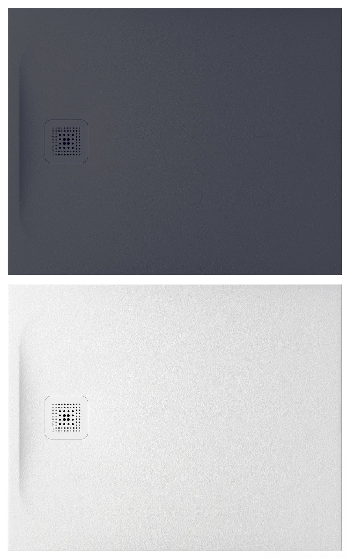 LAUFEN Laufen Passion Duschwanne aus Marbond 100 x 80 x 3,3cm,Ablauf kurze Seite,weiß   – BPPABTL100.80W