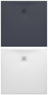 LAUFEN Laufen Passion Duschwanne aus Marbond 80 x 80 x 2,9 cm, Ablauf Seitl., weiß   – BPPABTL80W