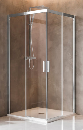 Alva Amoa 1.0 Eckeinstiegshälfte re 77,6-80,1/200cm, Silber HGL, ESG - AQDUAMEH80R