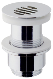 Alva Varia Ablaufventil 5/4" offen fr HWB, Chrom - AQARVAAV3