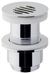 Alva Varia Ablaufventil 5/4" offen fr HWB, Chrom - AQARVAAV3