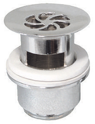 Alva Varia Schaft-Ablaufven. 5/4" H”he bis 60mm, Chrom - AQARVAAV1