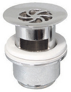 Alva Varia Schaft-Ablaufven. 5/4" H”he bis 60mm, Chrom - AQARVAAV1