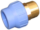 Alva SA Übergangsstück 72146 mit Messing-AG u.Schlüsselfläche 25mmx3/4' - ACSA42.25.3/4