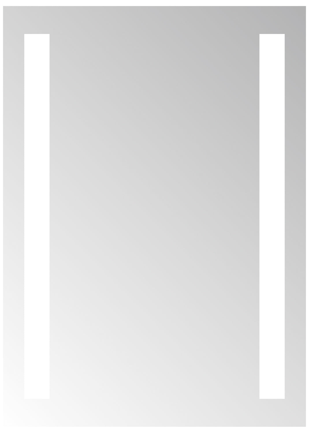 Alva Amoa LED Lichtspiegel 70x81cm, ohne Schalter, 2 Lichtquellen - AQBMAMLS4