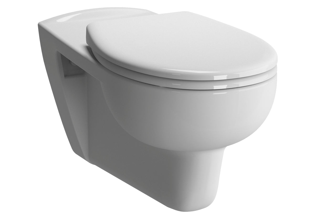 Alva Idea Wand-WC Flachspüler Barrierefrei, Ausladung 70cm, Weiß - AQBFIDWWCF
