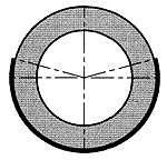 Alva Tragschale 32mm, Länge 3 Meter Preis per Meter - ACSATS32