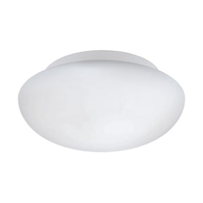 EGLO Wand-/Deckenleuchte opal weiß Ø280mm, 1x E27 (max.60W), IP20, SKI   – 81636