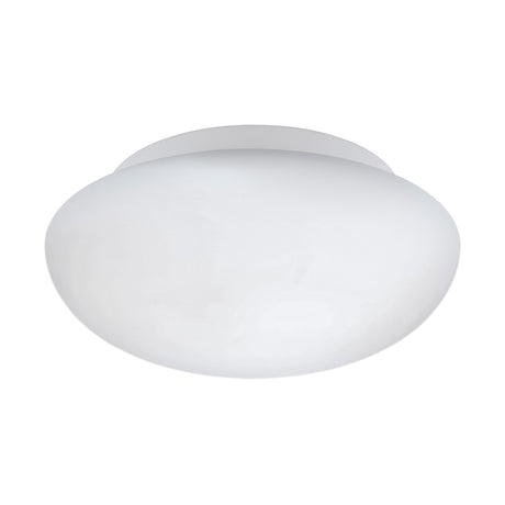 EGLO Wand-/Deckenleuchte opal weiß Ø280mm, 1x E27 (max.60W), IP20, SKI   – 81636