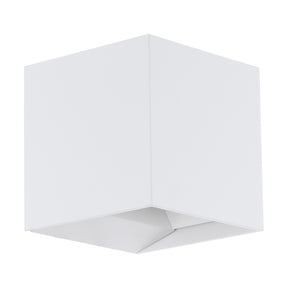 EGLO Wandleuchte Up&Down weiß 105x105mm 2x3.3W LED, 2x340lm, LF830, IP54, SKII   – 97241