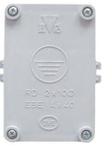 Alva Banderderdose für Aufputzmontage für 1x EBE 40x4 mm, 1x RD 8 bzw. 10 mm - 1080